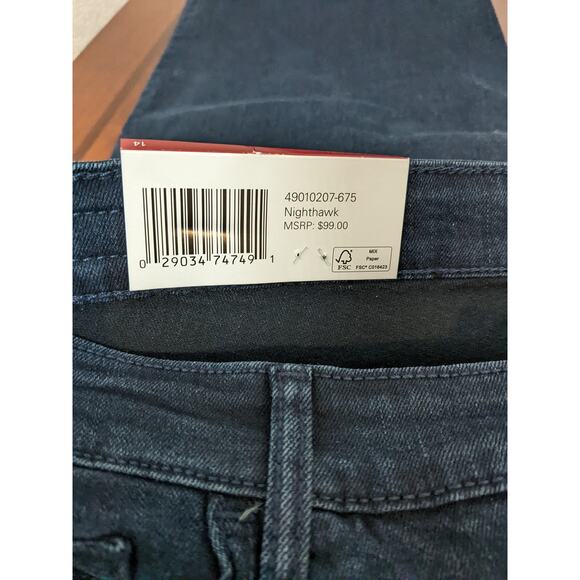 Social Standard by Sanctuary‎ Jeans 14 Nighthawk Slim Straight High Rise Cropped - Picture 4 of 14